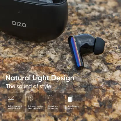DIZO by realme TechLife Buds Z Bluetooth Headset (Onyx, True Wireless) DIZO by realme TechLife Buds Z Bluetooth Headset (Onyx, True Wireless)